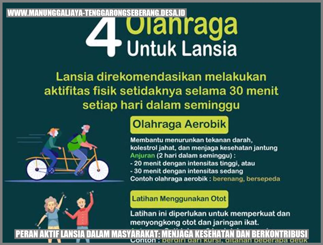 Peran Aktif Lansia dalam Masyarakat: Menjaga Kesehatan dan Berkontribusi